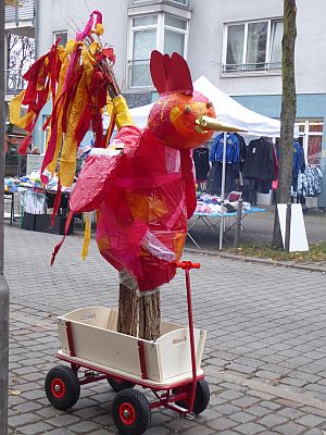 Roter Hahn für Feuerspuren